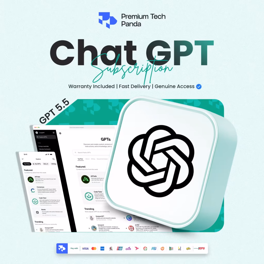 ChatGPT Plus Subscription Bangladesh Personal Account